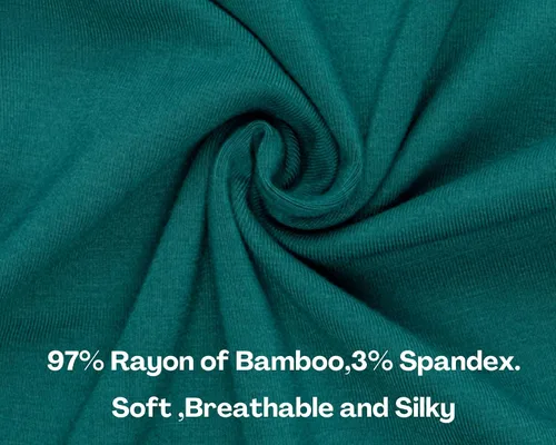Miniatura 52 de GUISBY Conjunto de pijama de rayón de bambú para niños y niñas, ajuste cómodo, para uso diario, conjunto de pijama de 2 piezas
