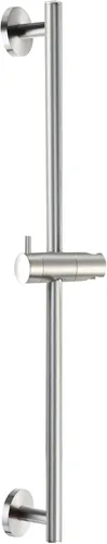 SKOWLL Barra deslizante para cabezal de ducha de baño, montaje en pared, barra deslizante de ducha de 26 pulgadas, sin taladro, barra de ducha