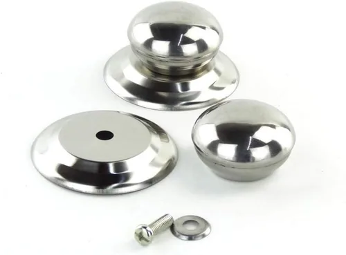 Miniatura 2 de DOITOOL Pomo universal de repuesto para tapa de olla con tornillo y junta de 2.16 pulgadas, mango de silicona para tapas de utensilios de cocina