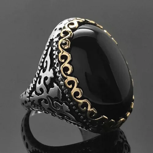 Miniatura 3 de Lujoso anillo de piedras preciosas de circonita cúbica para mujeres y niñas, anillos de piedra preciosa de cristal de circonita cúbica, retro