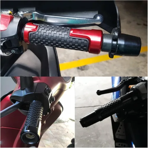 Miniatura 3 de Agarres de manillar de motocicleta 7/8 pulgadas 0.866 in para Yamaha MT07 FZ07 Mt-07 Fz-07 2017 2018 motocicleta goma mano agarre manillar agarres
