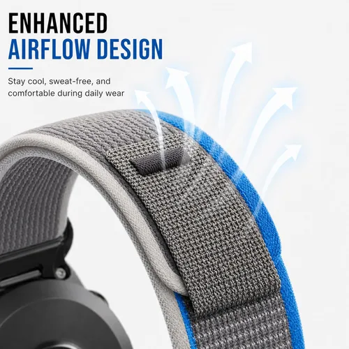 Miniatura 9 de Correas de reloj Quickfit de 1.024 in compatibles con Garmin Fenix 8 2.008 in 7x 6x Pro Tactix 7 Pro 5x Plus Enduro 3 2, Alpine Loop correas de Gris
