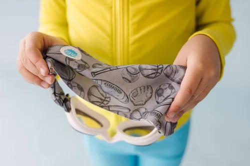 Miniatura 6 de Splash Place - Gafas de natación con correa de tela - Gafas de natación para adultos y niños - Tema de todo el mundo