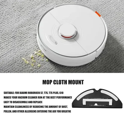 Miniatura 6 de Partes de vacío y accesorios, Montaje de paño de fregona, Controlada eléctrica de montaje de fregona Soporte de aspirador accesorio para Mi Roborock