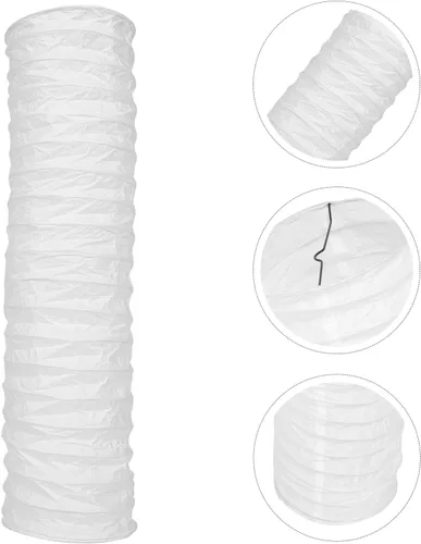 Miniatura 9 de Uonlytech Juego de 2 pantallas de repuesto de papel de estilo nórdico, 39.37 x 17.32 x 8.66 pulgadas, cubierta de luz inspirada en Japón para sala