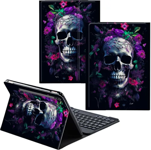 Miniatura 36 de Para Samsung Galaxy Tab S6 Lite Funda 2022/2020 Teclado Inalámbrico Desmontable Y Cubierta De Soporte De Cuero PU Funda Protectora Para Samsung