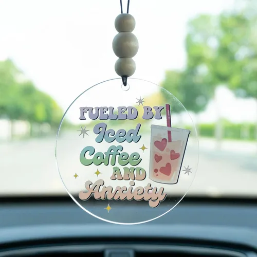 Miniatura 10 de Talataca Adorno plano 2D cristiano para automóvil y cuentas de madera, citas inspiradoras con cuentas, accesorios para espejo retrovisor, colgante 37
