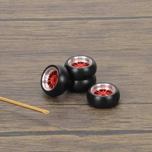 Miniatura 3 de RCAWD Llanta de aleación de 4 ruedas clásicas de deriva para RC Hobby Modelo Car 1/28 Wltoys K969 K989 P929 Drift Rally Kyosho Mini-Z Mini-Q Mini-D