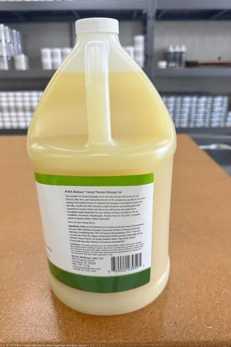 Miniatura 5 de Wellness - Gel de masaje profesional de terapia herbaria con extracto de aloe vera y árnica, 128 onzas, tejido profundo sin perfume, hipoalergénico