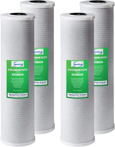 Miniatura 16 de iSpring FCRC25B - Cartucho de repuesto de filtro de agua de alta capacidad de 20 x 4.5 pulgadas, reductor de plomo, blanco, 1 unidad (paquete de 1)