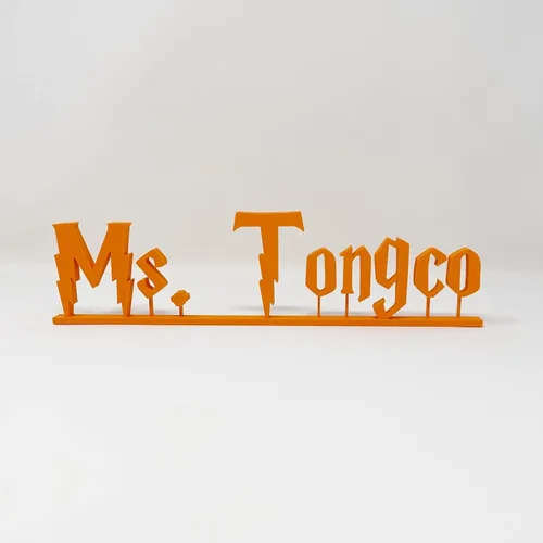 Miniatura 5 de Placa de nombre personalizada, Placa de nombre de estilo HP, Regalo de estilo HP, Decoración de estilo HP, Placa de maestro, Placa de escritorio