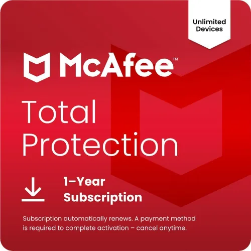 McAfee Protección total 2022 | Dispositivos ilimitados | Software de seguridad de Internet antivirus | VPN, administrador de contraseñas, controles