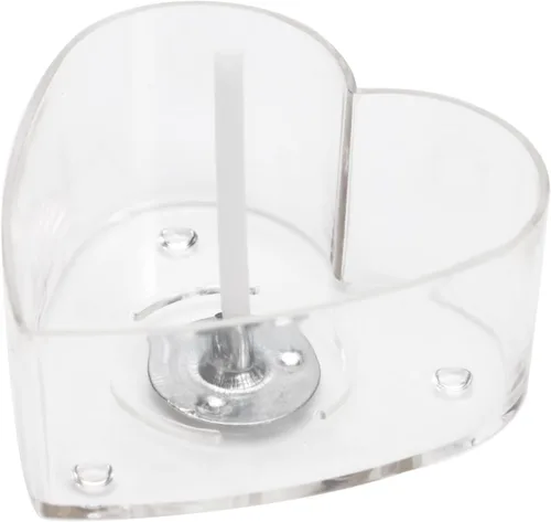 Miniatura 8 de CandMak Vasos de vela de té, 50 piezas de plástico de policarbonato transparente vacío molde de luz de té recipiente de lata con 50 mechas de vela