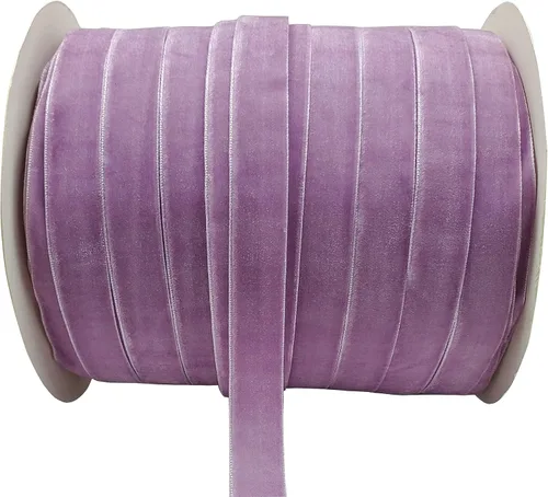 Miniatura 65 de Bobina de cinta de terciopelo de 10 yardas, disponible en muchos colores (Beige, 1 1/2 pulgadas)