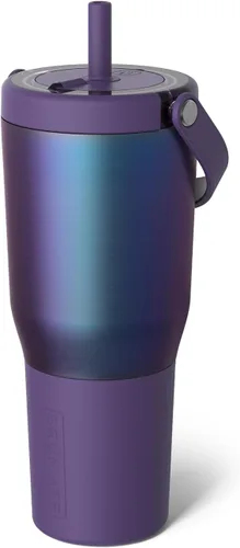 Miniatura 37 de BrüMate Resa - Vaso de viaje 100% a prueba de fugas de 25 onzas con asa y pajilla, popote SoftSip flexible, funda de silicona para mayor