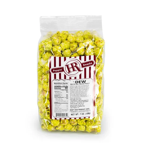 Palomitas de maíz de soda de rocío - Palomitas de maíz gourmet | Una bolsa de 7 onzas | HR Poppin' Snacks - Hecho en Estados Unidos - Hecho en
