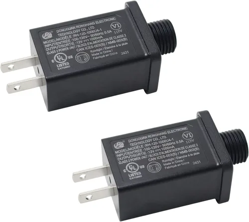 BEISHIDA Fuente de alimentación Clase 2 12V-1000mA IP44 Transformador de controlador LED de bajo voltaje Parte de repuesto UL-Listada Adaptador de