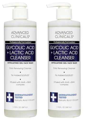 Miniatura 11 de Advanced Clinicals Limpiador facial suave con vitamina C para mujeres y hombres Jabón limpiador facial de gel con aroma a cítricos Aloe Vera +