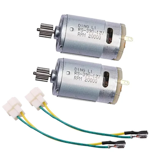 2 unids 12V390 20000RPM Motor eléctrico RS390 12V Motor Drive Accesorio para niños Ride On Cars Niños Ride on Juguetes Piezas de repuesto