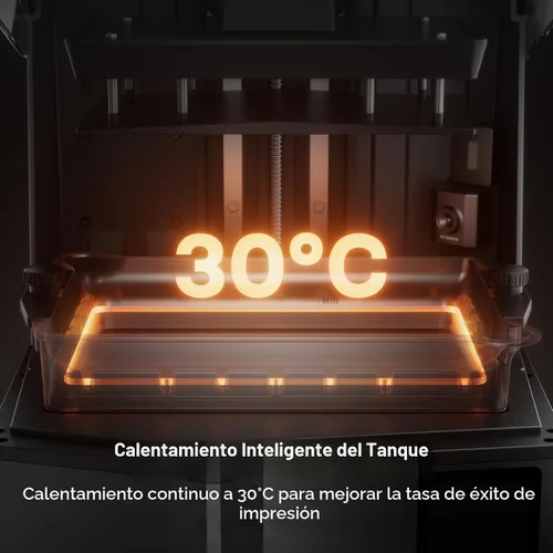 Miniatura 3 de ELEGOO Saturn 4 Ultra 16K Resina 3D Impresora 3D con 10" 16K Mono LCD y tapa abatible, calentamiento inteligente del tanque a 86.0 °F, impresión