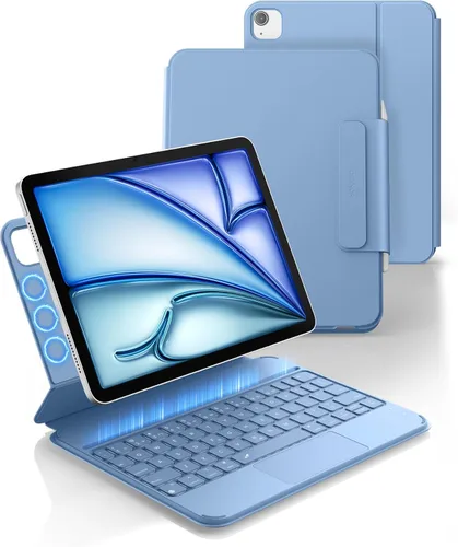 Miniatura 9 de Dexnor Funda para iPad Air de 11 pulgadas con teclado M4/M3/M2 (2026/2025/2024) y iPad Pro 11 (4ª/3ª/2ª/2ª/1ª generación) y iPad Air 5ª/4ª Negro