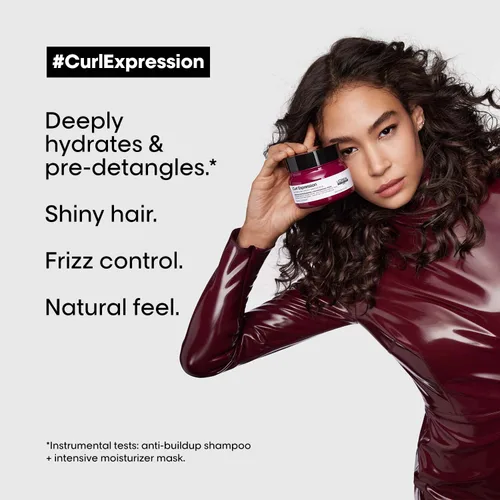 Miniatura 3 de L'Oréal Professionnel Paris Máscara Rica de Expresión de Rizos - Para cabello rizado y rizado, proporciona hidratación intensa y definición