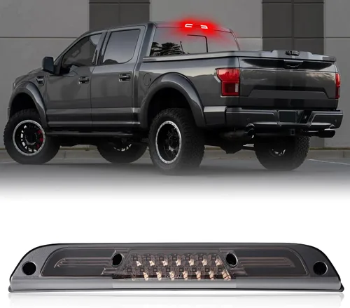 Miniatura 8 de R&F Auto Lente ahumada LED de tercera luz de freno de repuesto para F150 (2009-2014) F-150 Rapt0r 09-14 Luces de carga de techo Lámpara de freno