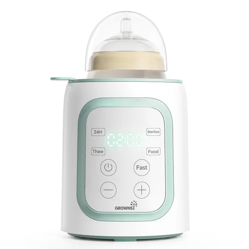 Miniatura 12 de Grownsy Calentador de biberones, calentador rápido de biberones para todos los biberones, calentador de leche para leche materna o fórmula, control