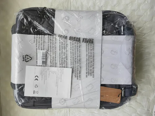 Miniatura 13 de KROSER Maleta de mano para debajo del asiento, multifuncional, 16 pulgadas, ligera, para mujer, Gris oscuro