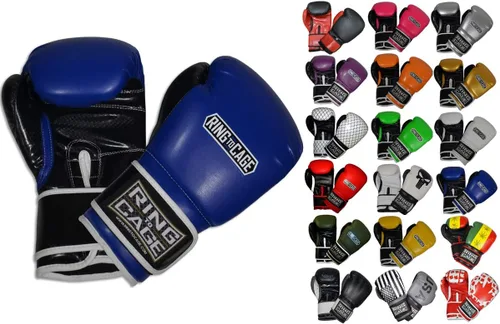 Miniatura 4 de Guantes de boxeo para entrenamiento de gimnasio Verde neón/negro