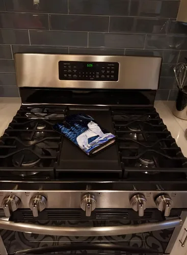 Miniatura 2 de Caroline's Treasures SS8400OVMT Starry Night Siberian Husky - Mitón de horno grueso resistente al calor para sartenes calientes y horno, guante