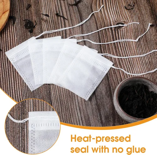 Miniatura 3 de 1000 bolsas de té vacías desechables para té de hojas sueltas, bolsas de té, café, bolsas de filtro, infusor para té suelto, café, especias