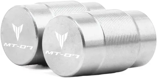 Miniatura 7 de F para Yamaha MT07 FZ07 Mt-07 2019 2020 2021 Palancas de embrague de freno corto y tapas de aire Y para válvula de neumático de automóvil