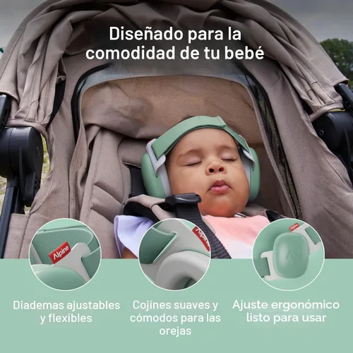 Miniatura 3 de Alpine Muffy Baby Comfort - Protege la audición para bebés y niños pequeños - Certificado CE y ANSI - Diadema para un ajuste seguro y comodidad