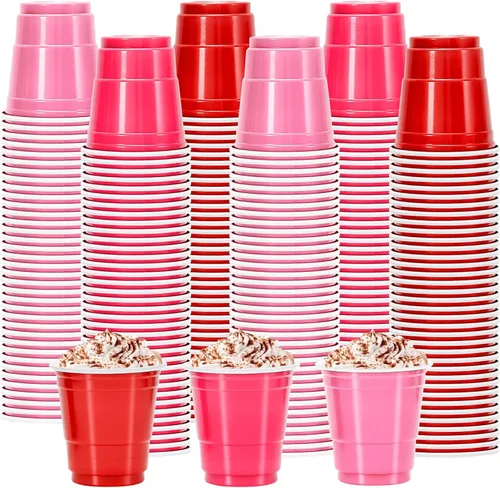 Miniatura 11 de Whaline 150 vasos de chupito de plástico patrióticos de 2 onzas para el 4 de julio, desechables, pequeños, rojo, blanco, azul, para fiesta de 250
