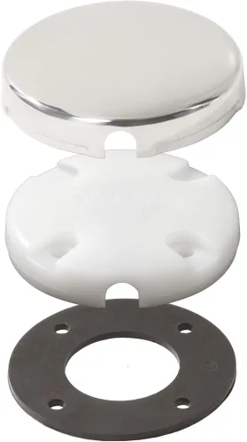 Blue Sea Systems 1007100 CableClam de entrada lateral con tapa de acero inoxidable