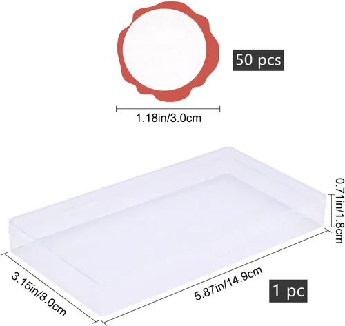 Miniatura 2 de CRASPIRE 50 calcomanías de sello de cera roja, brújula, autoadhesivas, sello de cera, sobre para invitación de boda, álbum de recortes, bricolaje