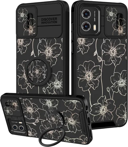 Miniatura 71 de Funermei Funda para Moto G Play 4G 2024 – Funda para teléfono para mujeres y niñas, diseño único de gato y libros, diseño único con funda