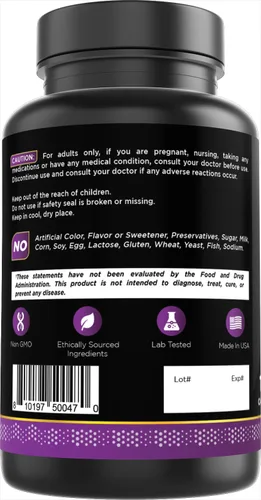 Miniatura 6 de Oxify 5-HTP 5-hidroxitriptófano 50 mg 120 cápsulas Sin gluten, sin OMG Suplemento fabricado en Estados Unidos
