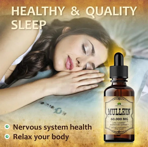 Miniatura 4 de HERBALICIOUS Gotas de gordolobo para pulmones – Suplemento orgánico de limpieza pulmonar con extracto de hoja de gordolobo (Verbascum Thapsus)