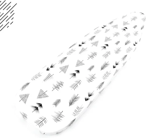 Miniatura 6 de Encasa XO Funda y almohadilla para tabla de planchar de 49 x 18 pulgadas, tamaño estándar, funda acolchada de fieltro grueso de 0.118 pulgadas