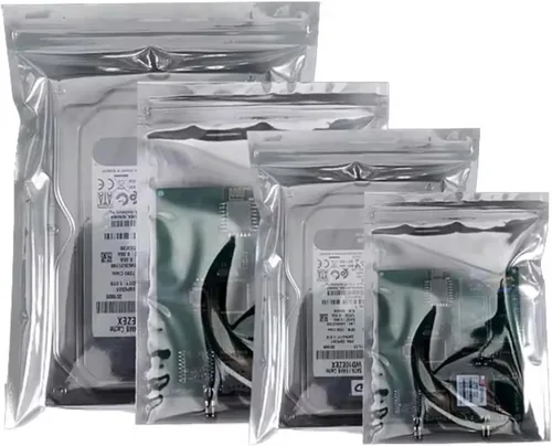 Miniatura 7 de Bolsas antiestáticas Bolsa de blindaje ESD con etiquetas antiestáticas para disco duro SSD HDD Tarjeta madre Tarjeta de video RAM Dispositivos