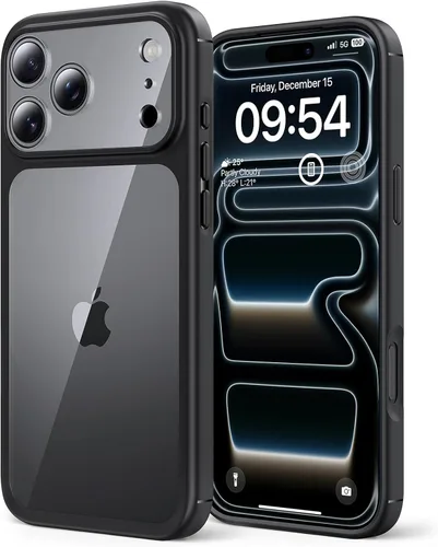 Miniatura 52 de TAURI Funda magnética 2 en 1 transparente para iPhone 14 Pro, compatible con Magsafe [no amarillenta] con protector de pantalla, protección de grado
