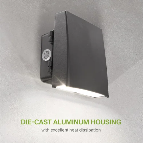 Miniatura 5 de ASD Paquete de luz LED de pared de 12 W, fotocélula de corte ajustable, iluminación exterior del atardecer al amanecer, 3000 K/4000 K/5000 K