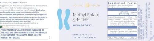 Miniatura 4 de Folato de metilo 5-MTHF Mega Drops 28ML (0.95 onzas líquidas)