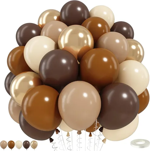 Miniatura 20 de Globos azul marino y dorados, 50 piezas de globos de confeti azul marino perla doble relleno blanco arena metálico cromado dorado de 12 pulgadas