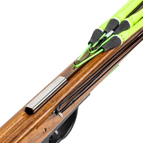 Miniatura 4 de JBL Spearguns Woody Elite Performance Speargun for Spearfishing, Freediving, Scuba Diving, Fishing, Diving, Mahogany Barrel, Stainless Steel Shaft