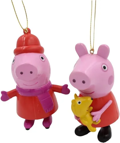 Miniatura 2 de Kurt Adler Pa1161 Peppa Pig™ Molde de soplado de adornos de Navidad, surtido