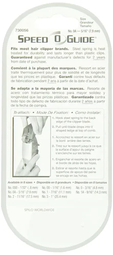 Miniatura 3 de Speed-O-Guide SPG0517 Peine de cortapela, rojo