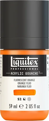 Miniatura 28 de Liquitex Professional - Gouache acrílico profesional, botella de 2 onzas (59 ml), blanco titanio